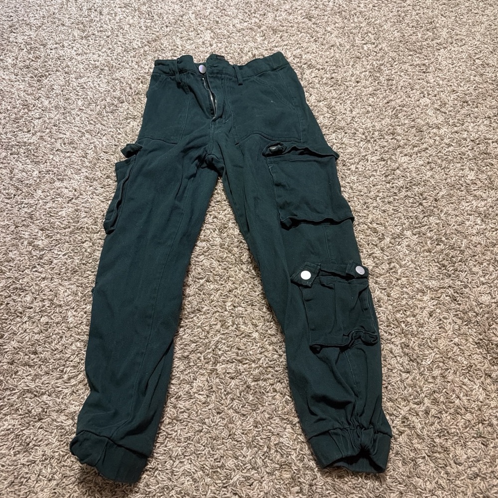 Charlotte Russe Dark Green Cargo Pants